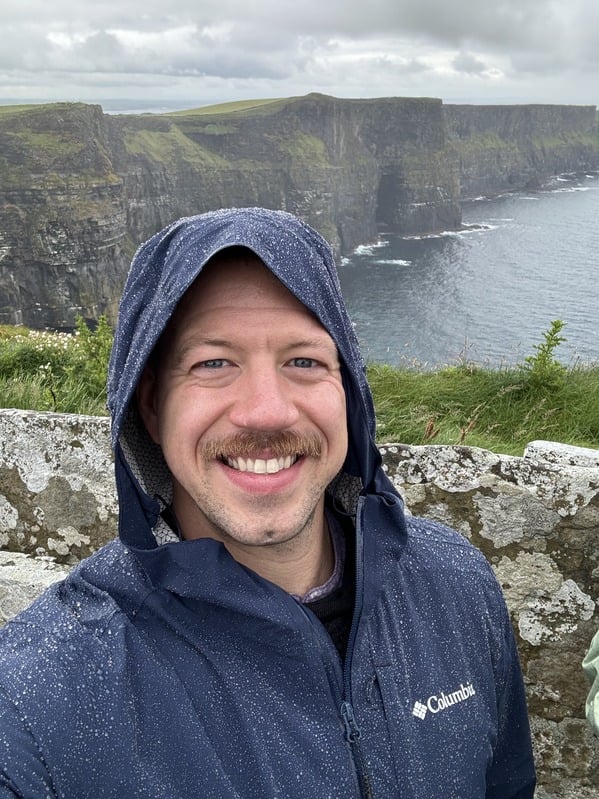 Tim MacDonald traveling on the Irish coast